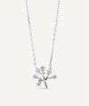 Necklace Árbol with zirconia