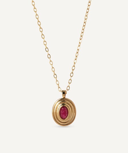 Pendant Lola with Burgundy Agate