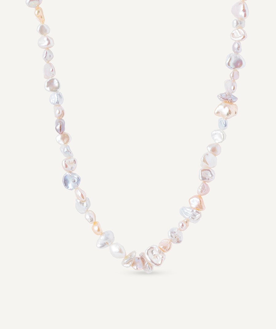 Necklace Brisa with pearls