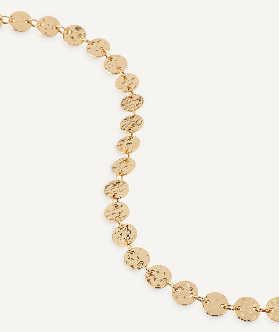 Necklace Pedrera Gold plated 18 Kt