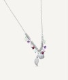 Necklace Fosquet collection Esenciales Silver plated natural stones