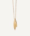 Necklace Natura collection Textures 18 Kt Gold Plated Textures sheets