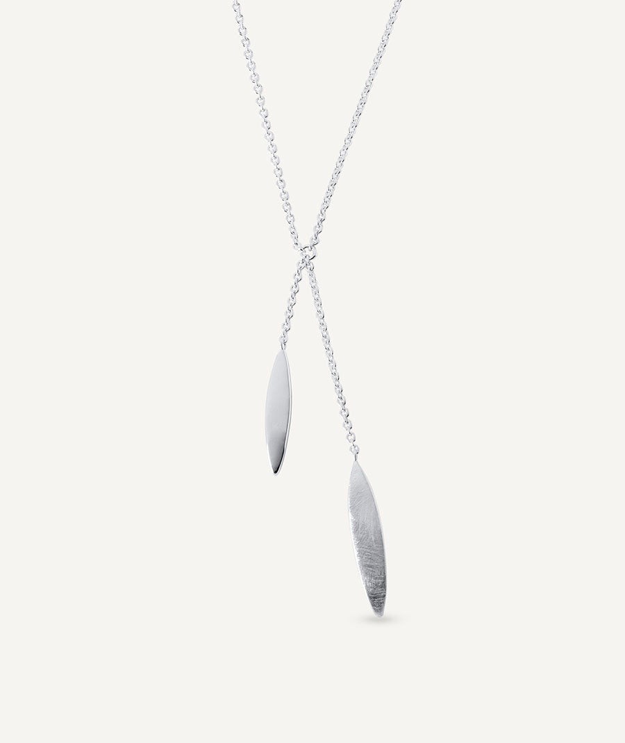 Necklace Natura collection Textures Silver plated Textures sheets