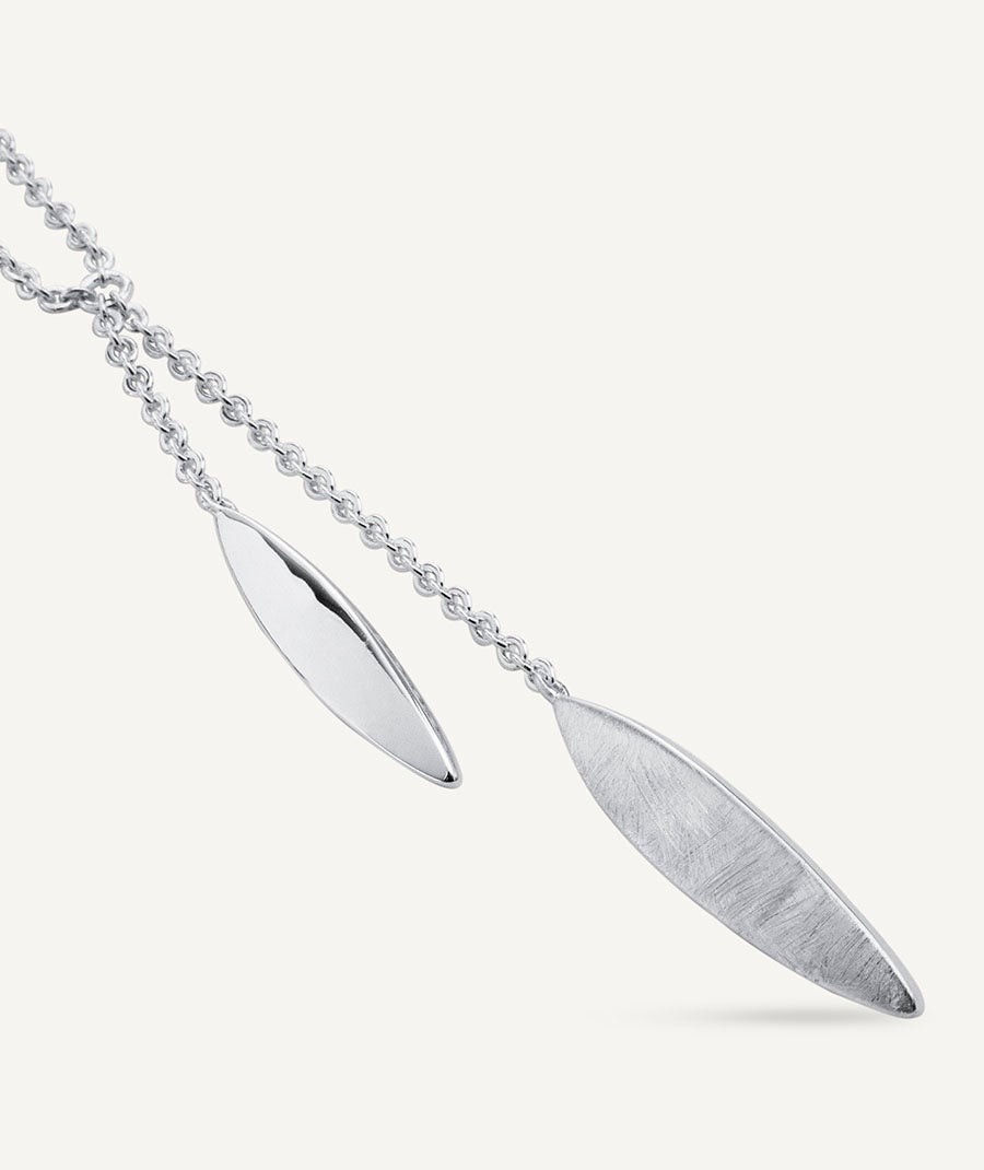 Necklace Natura collection Textures Silver plated Textures sheets