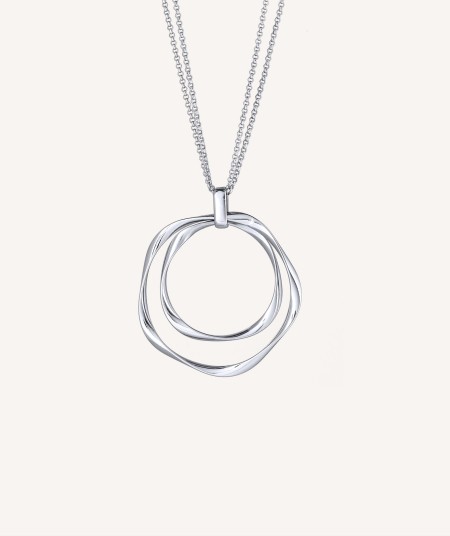 Pendant Wave double hoop