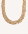 Necklace Choker Tina 18 kt gold plated balls