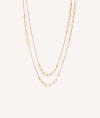 Necklace Sade 925 silver 18kt gold plated links