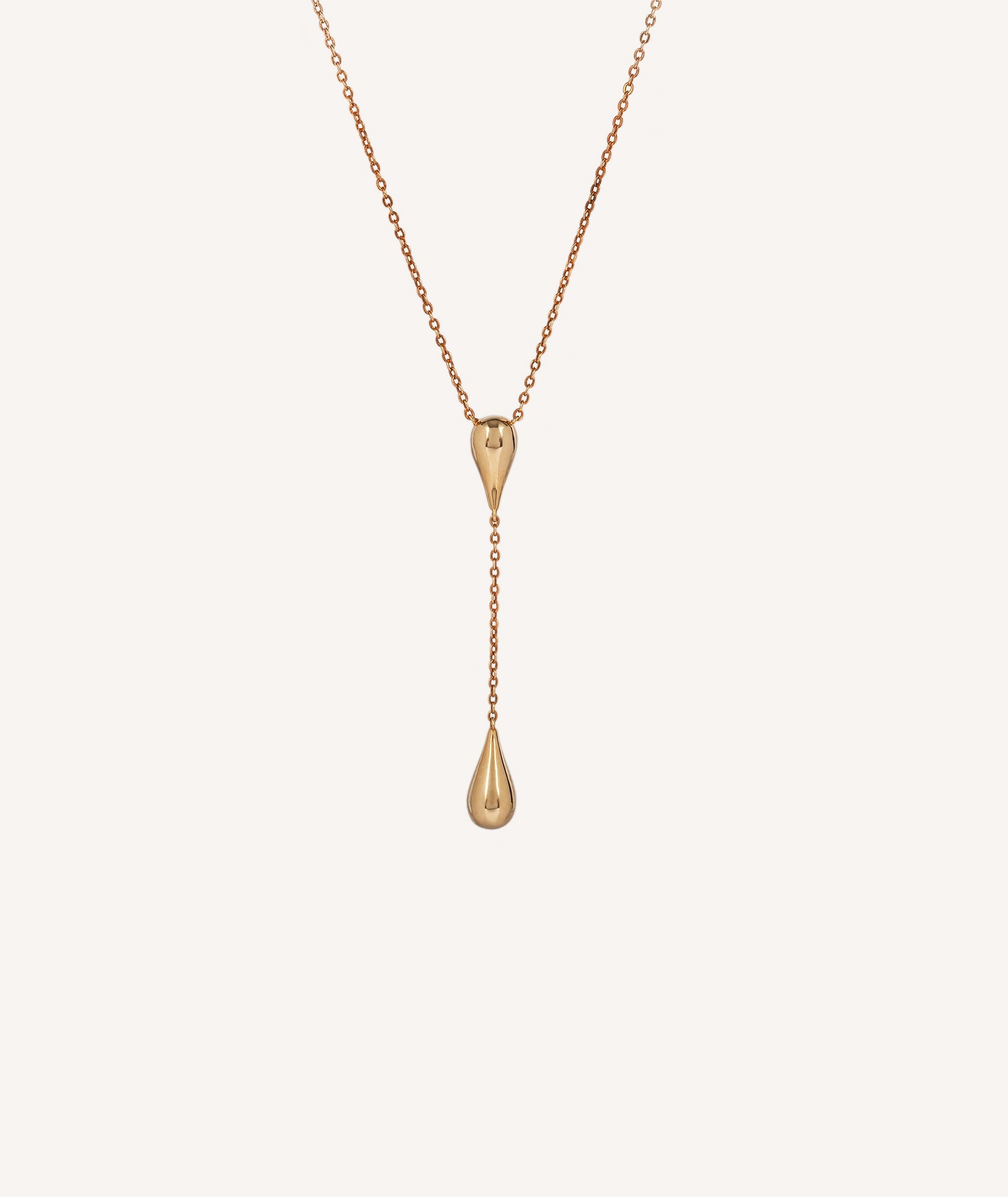 Long Drop Necklace 18k Gold Plated drop pendulum