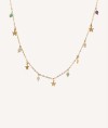 Necklace Stars and Stones Multicolor