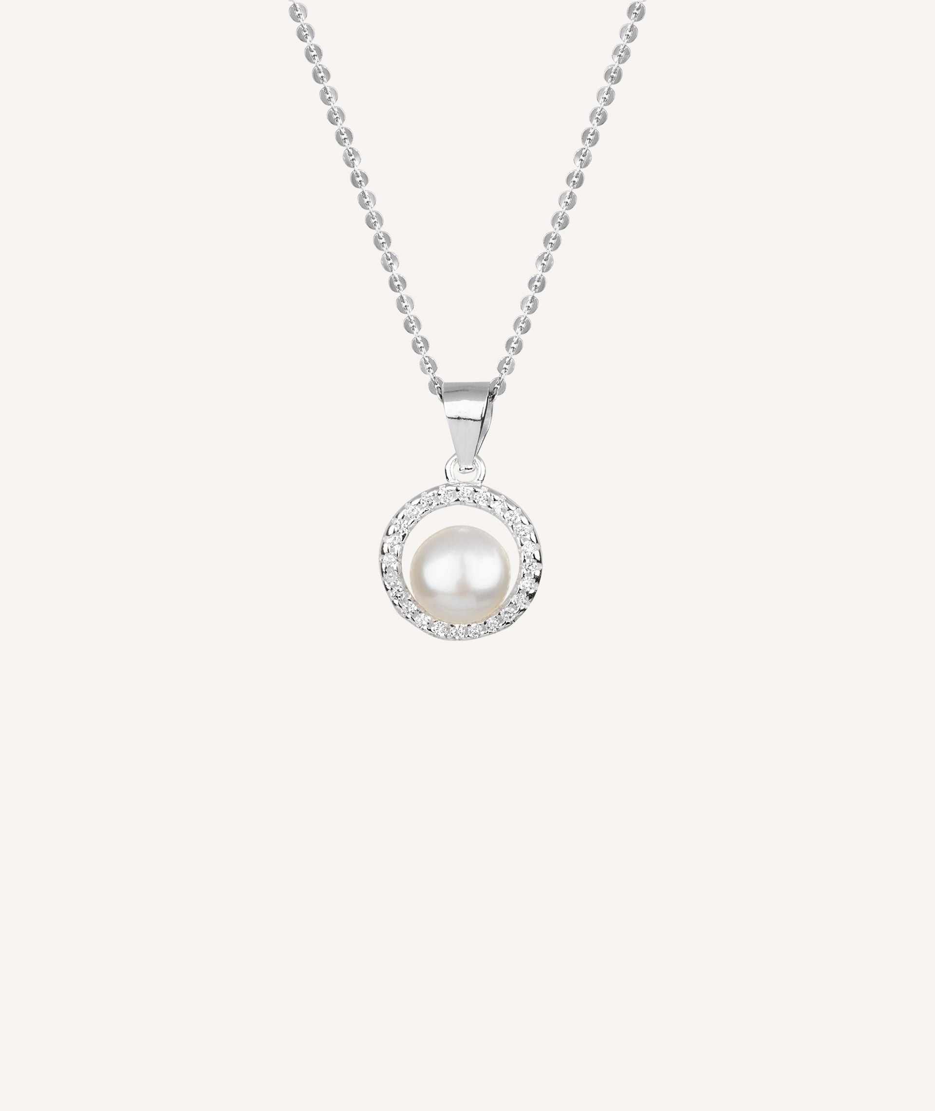 Pendant Zirconia Pearl 7mm