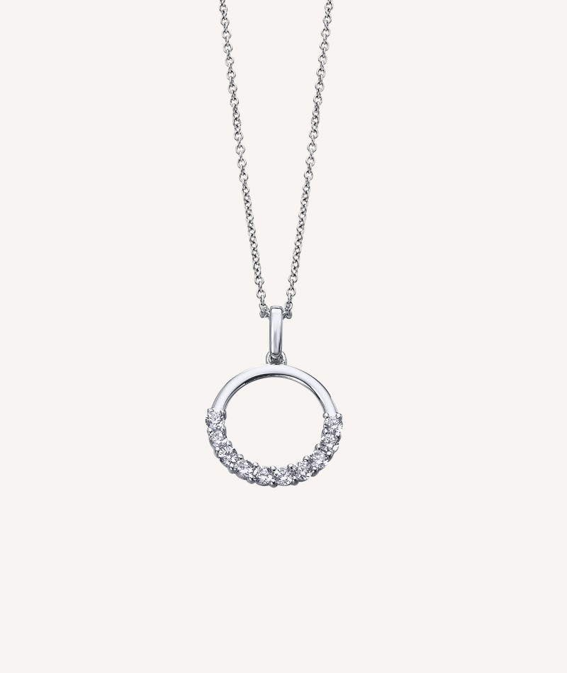 Pendant Circle Zirconias