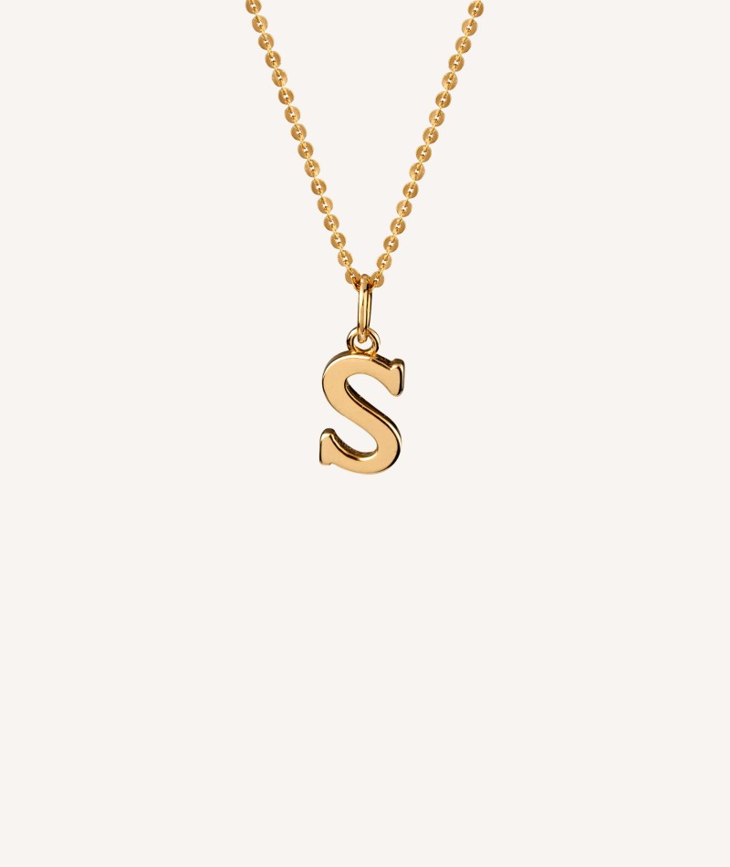 Pendant Letter S