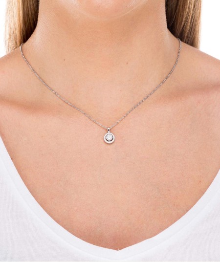 Pendant Zirconias Solitaire