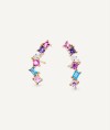 Earrings Vivace blue circumlists