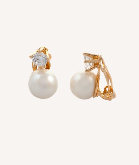 Earrings 5.5MM Cubic Zirconia 11MM Pearl