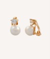 Earrings 5.5MM Cubic Zirconia 11MM Pearl