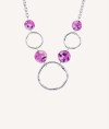 Pink acetate necklace