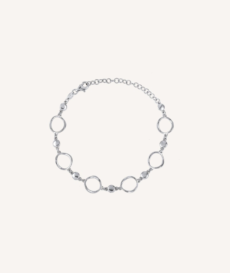 Bracelet  silver 925 Circular links