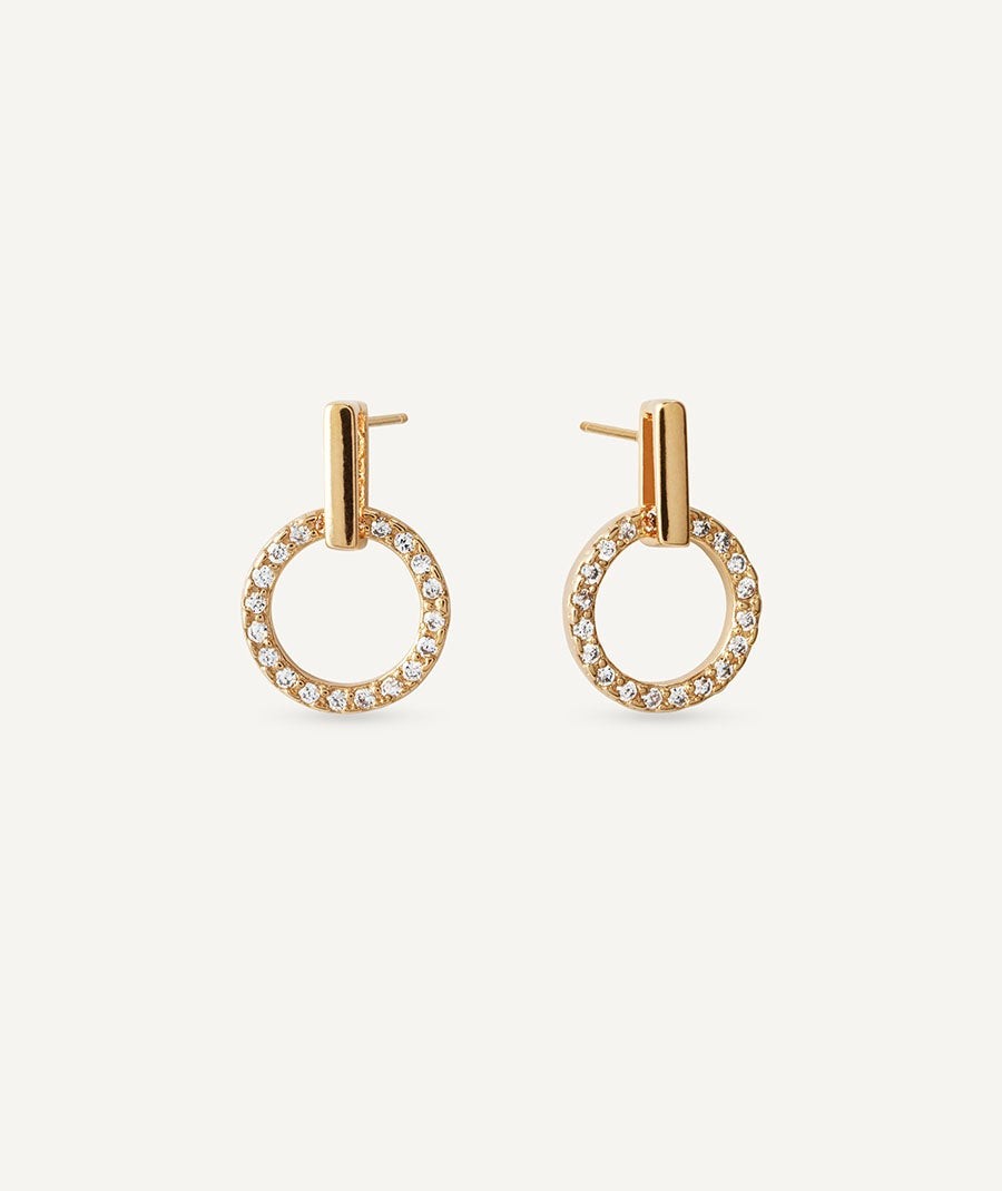 Earrings Allegretta with Cubic Zirconia