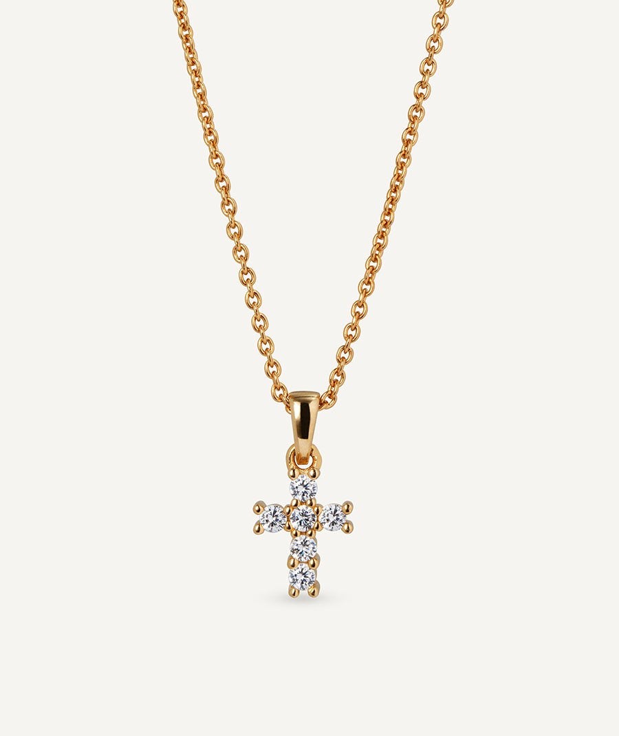 Pendant Cross with Cubic Zirconia