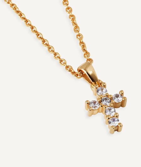 Pendant Cross with Cubic Zirconia