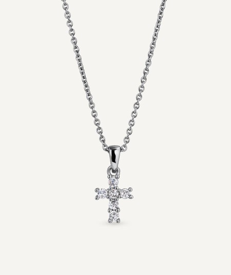 Pendant Cross with Cubic Zirconia