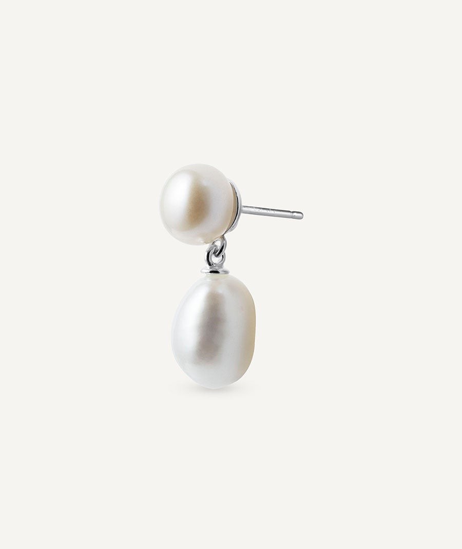 Earrings Mila with Cultured Pearl