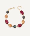 Bracelet Roseta with multicolor natural stones