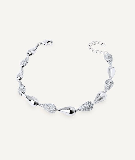 Bracelet Cascade with zirconia