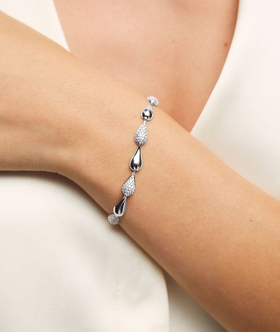 Bracelet Cascade with zirconia