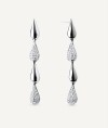 Earrings Cascade with zirconia