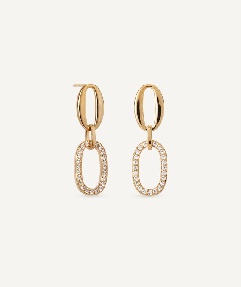 Earrings Cher with zirconia