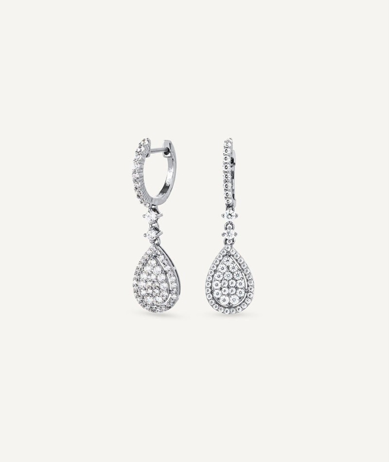 Earrings Estelle with cubic zirconia