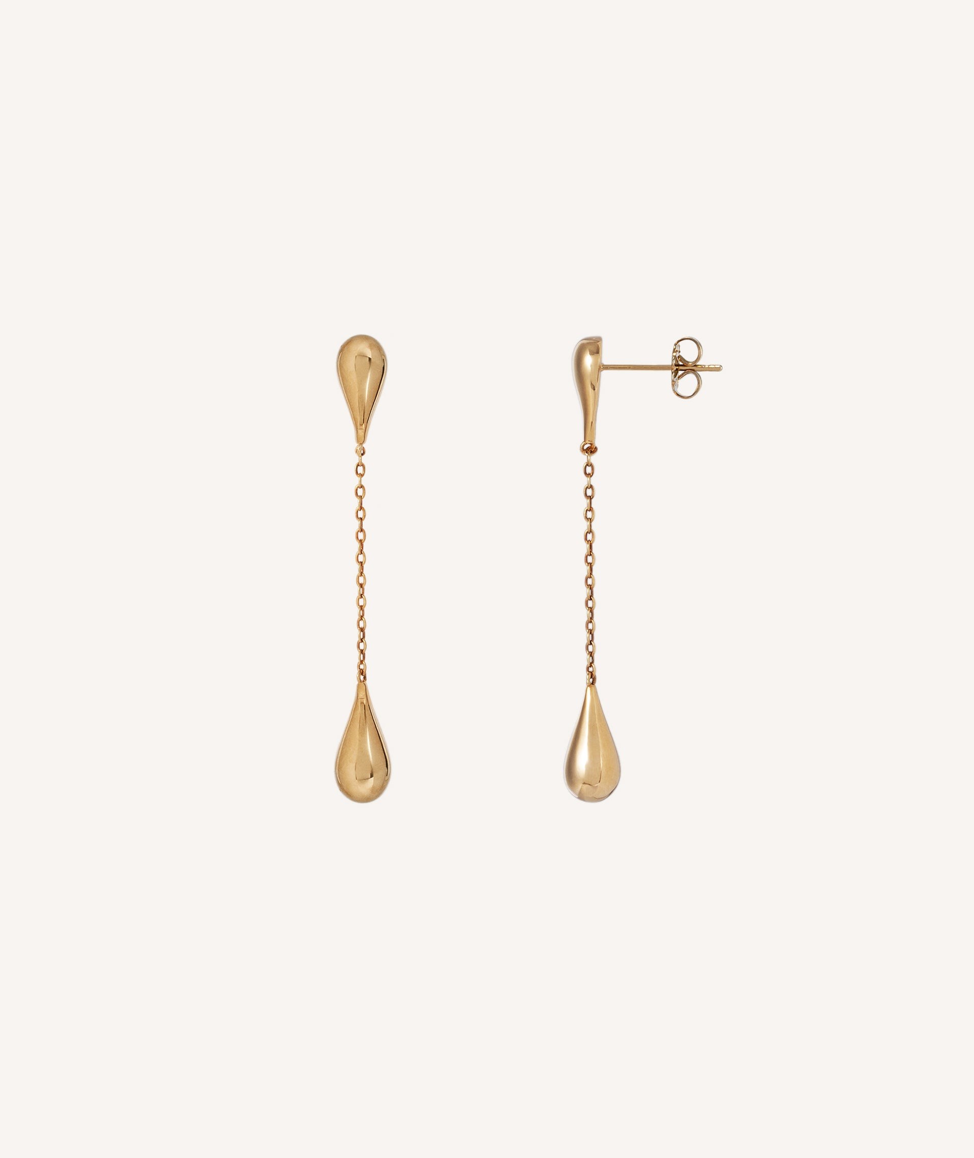 Earrings Drop 18 Kt Gold Plated