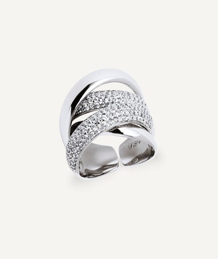 Ring Nica with zirconia