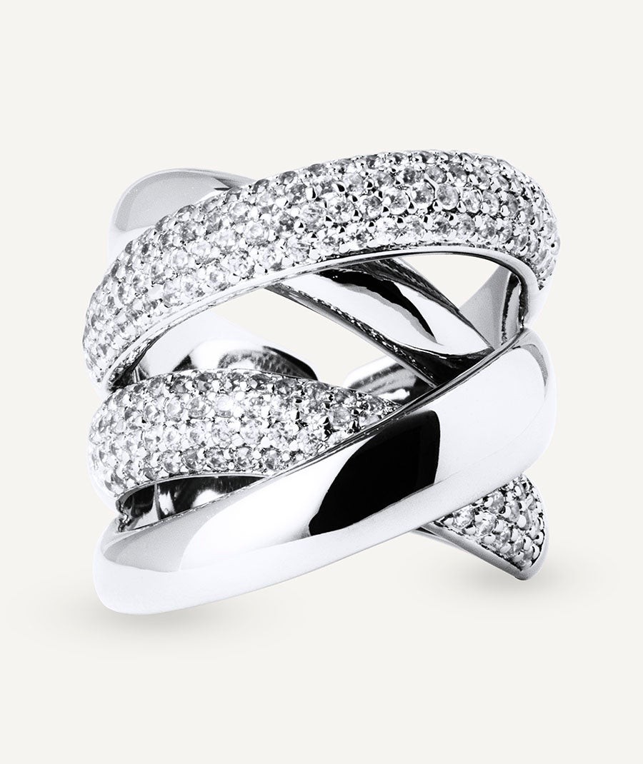 Ring Nica with zirconia