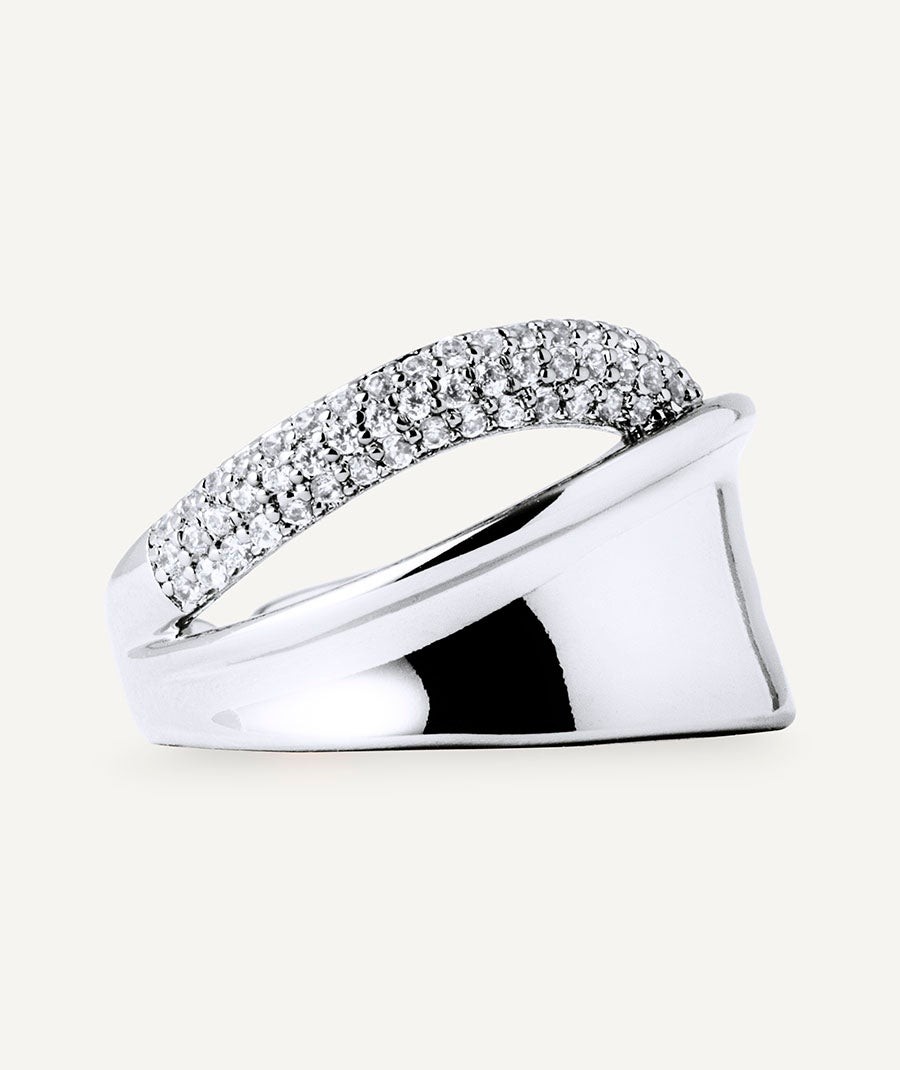 Ring Celine with zirconia