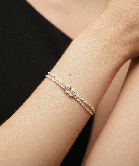 Pulsera doble nudo