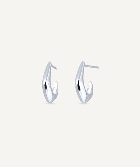 Earrings Semi Hoop