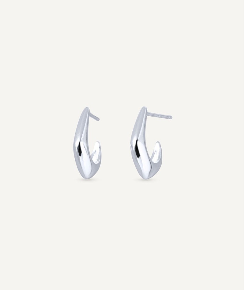 Earrings Semi Hoop