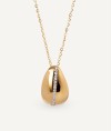 Diamond and gold drop necklace