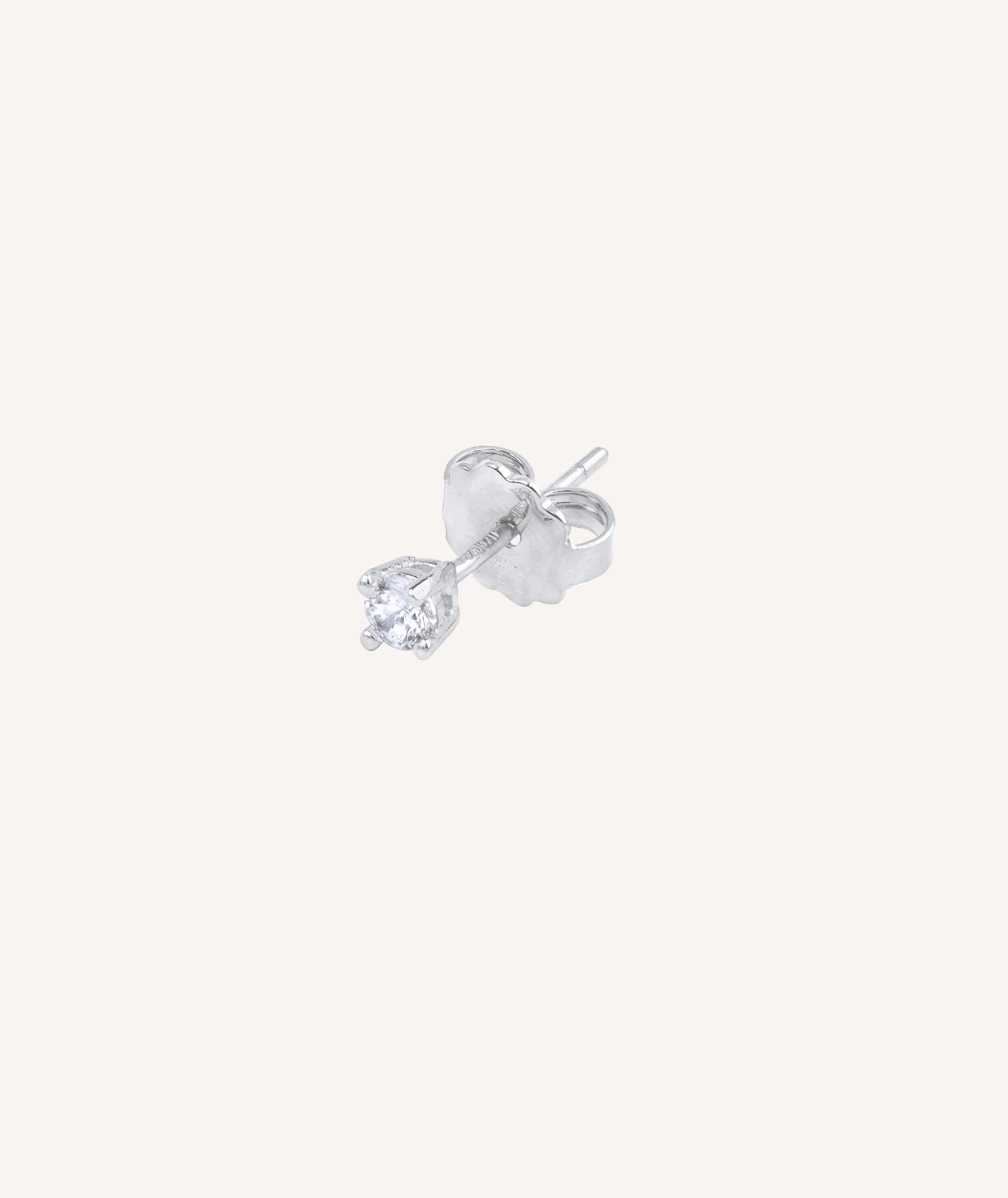 Individual Earring Zirconia 3mm