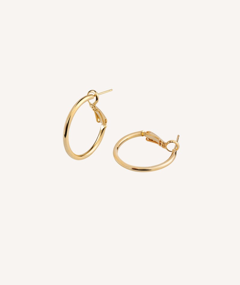 Earrings Half-round Hoop