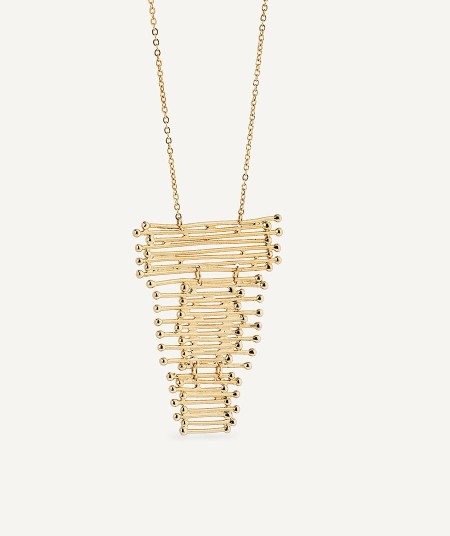 Necklace Redosa collection Esenciales 18 Kt Gold Plated strips