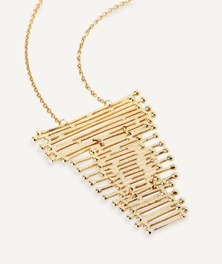 Necklace Redosa collection Esenciales 18 Kt Gold Plated strips