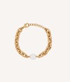 Bracelets Marina chain cultured pearl