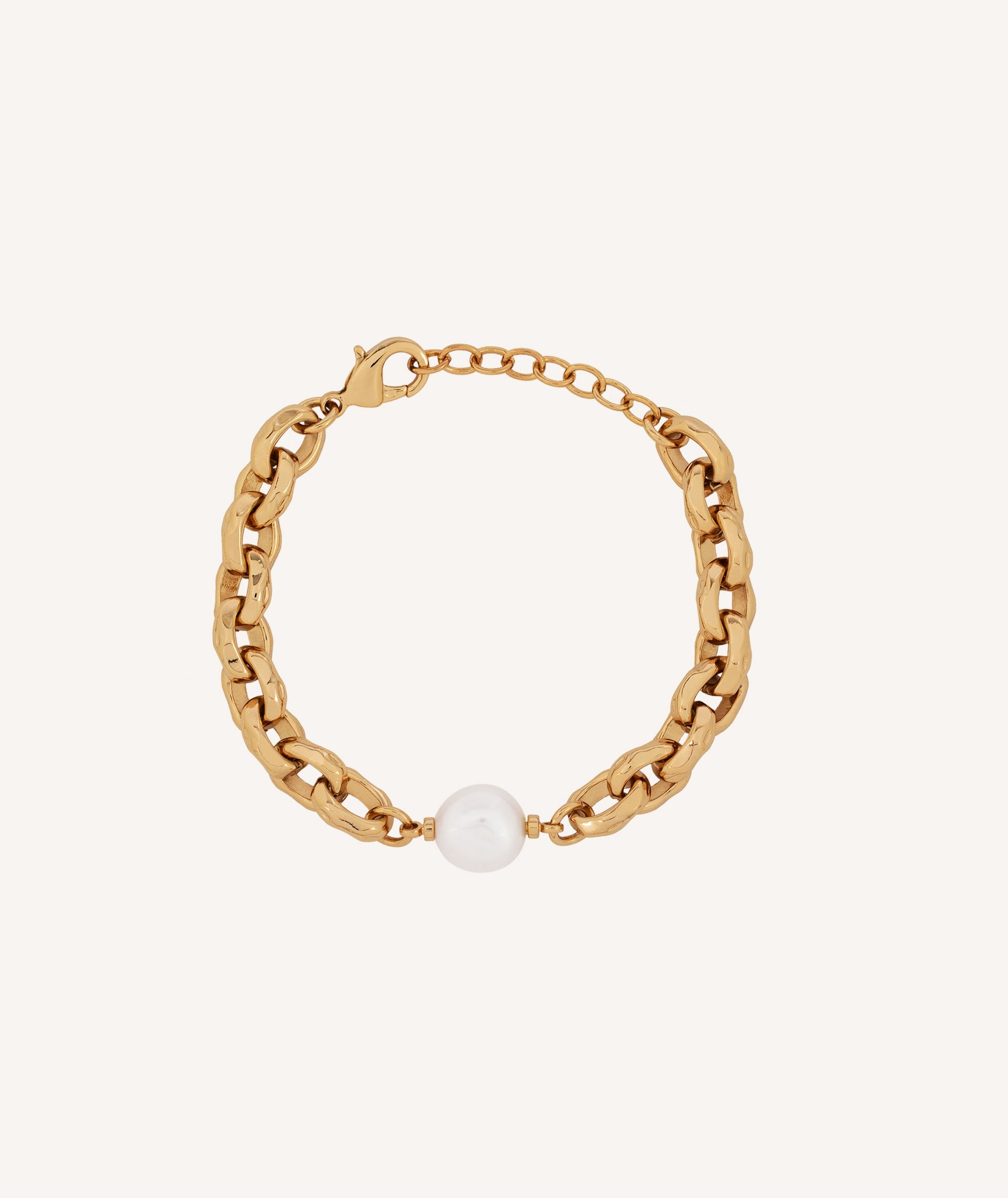 Bracelets Marina chain cultured pearl