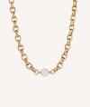 Necklace Marina chain cultured pearl