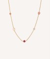 Necklace Loreto natural stones