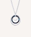 Pendant colletion Eva Hoop carey blue